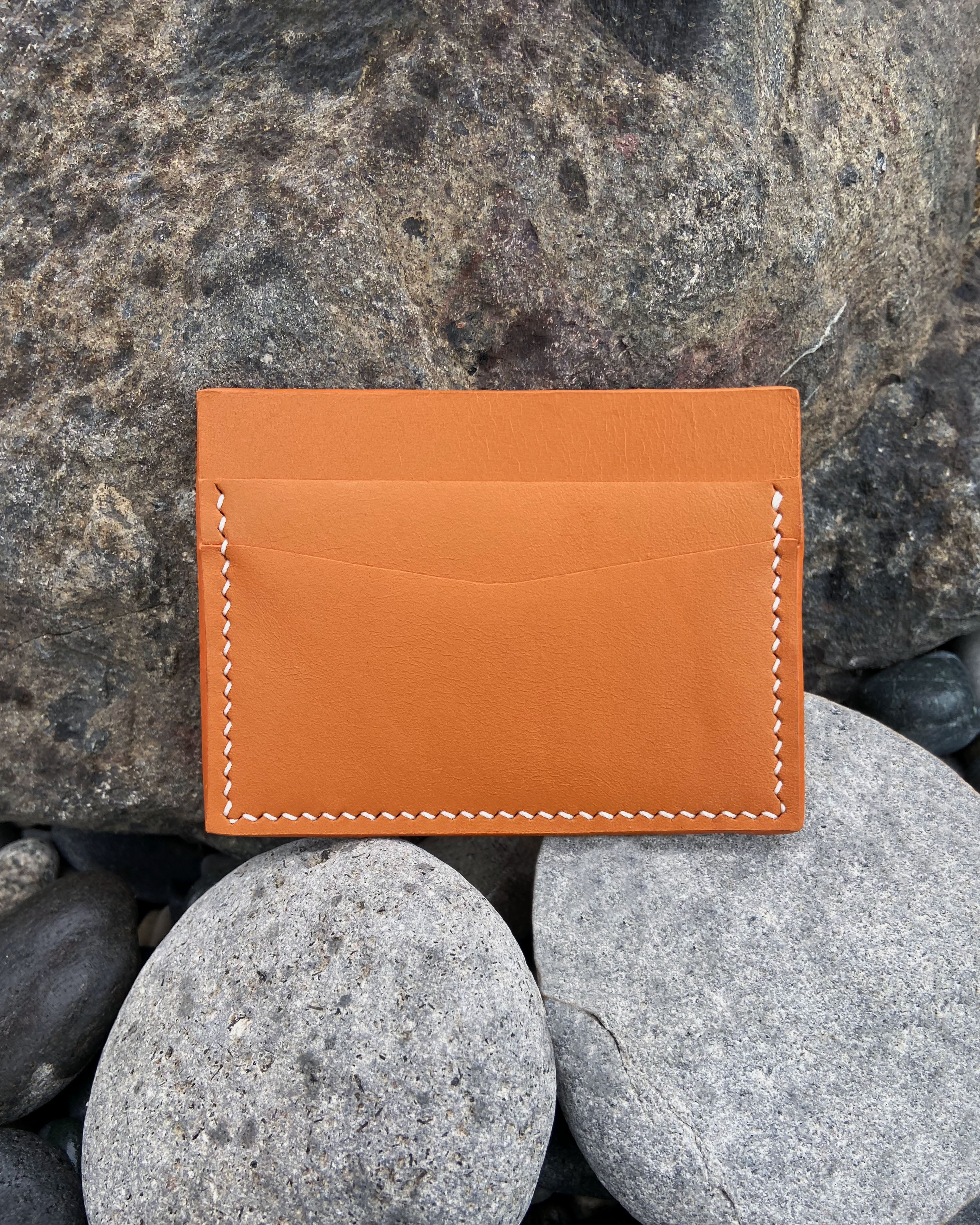 Tarjetero "francés" - Naranja