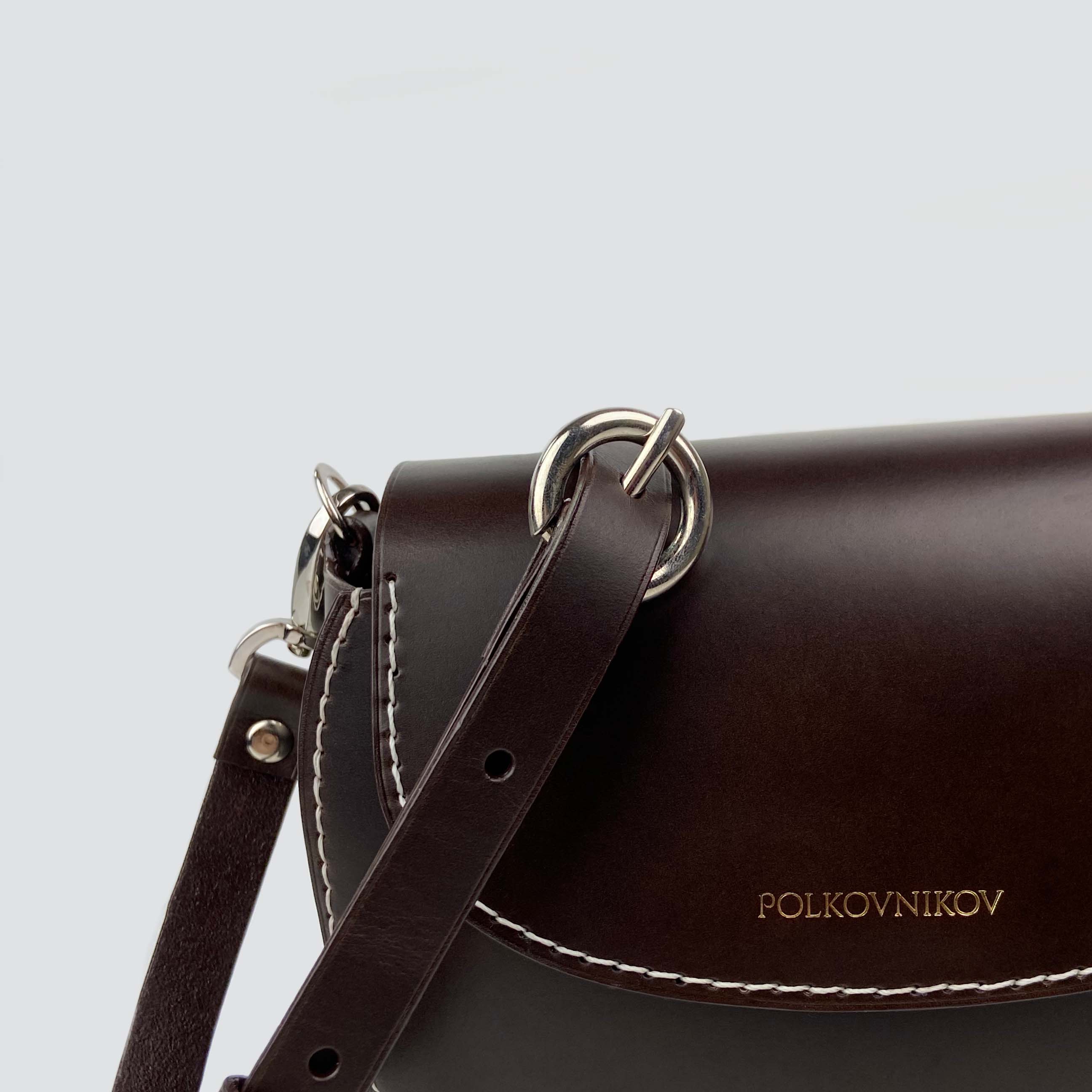 Cross Body Bag “Kentucky” - Dark brown