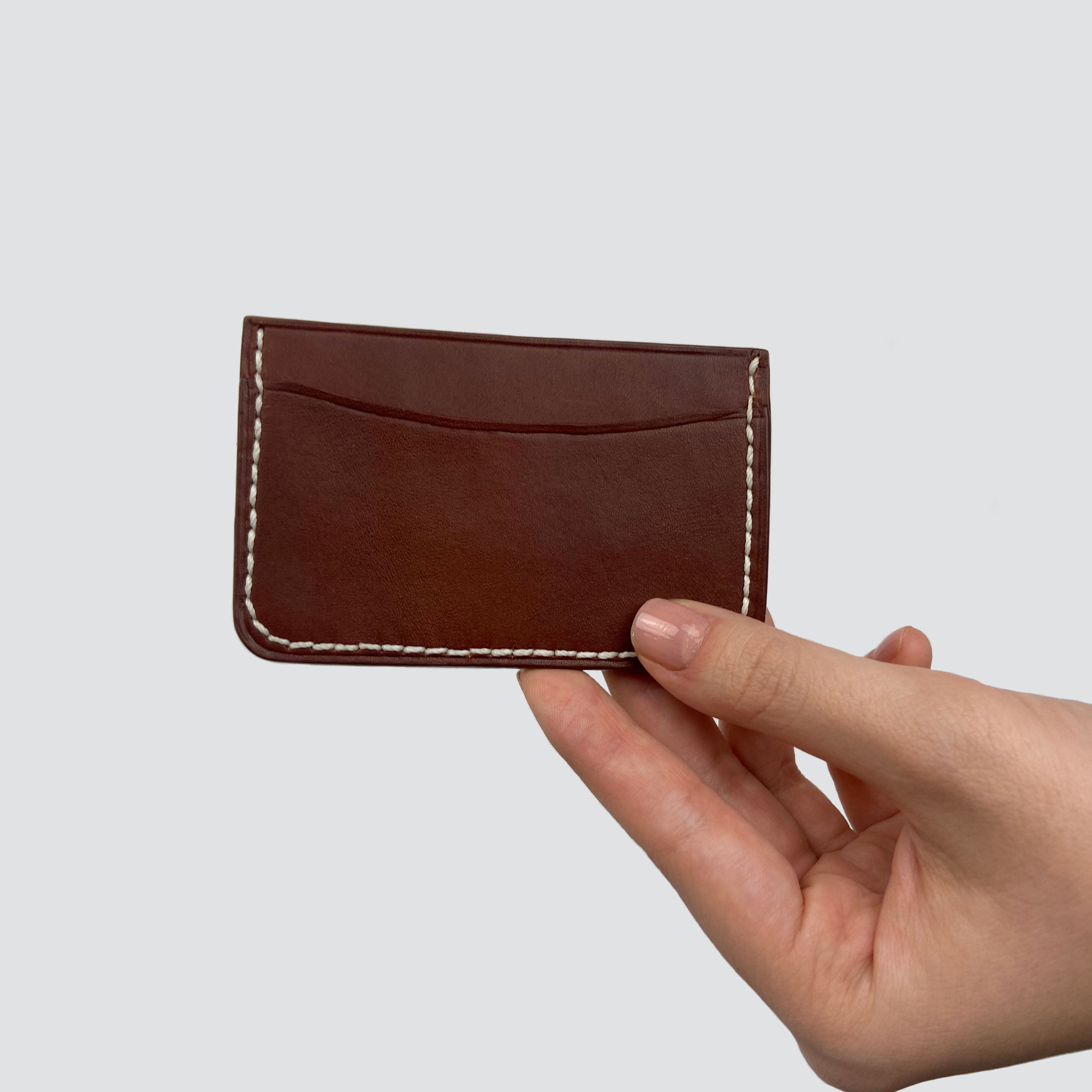 Tarjetero - Marrón